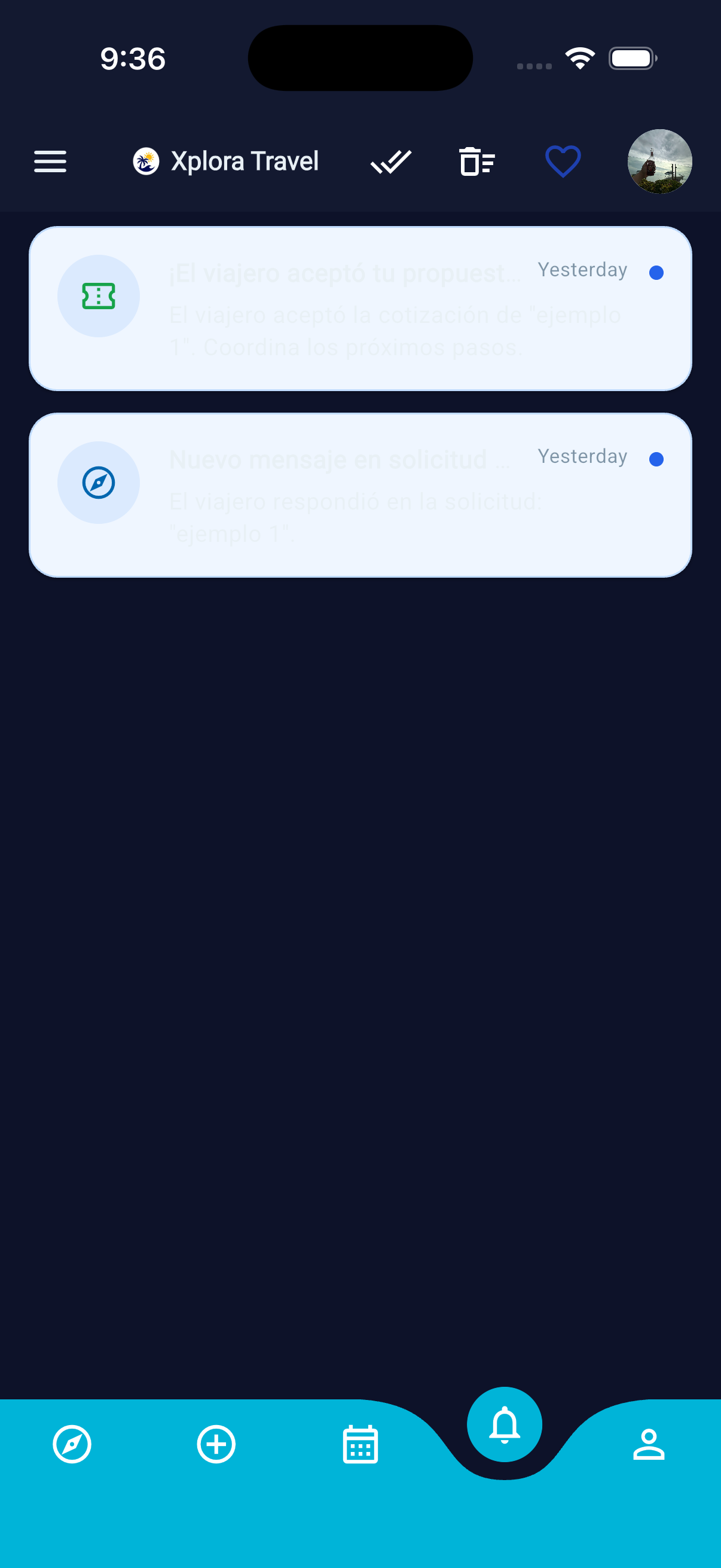 Xplora Travel Mobile screenshot 1
